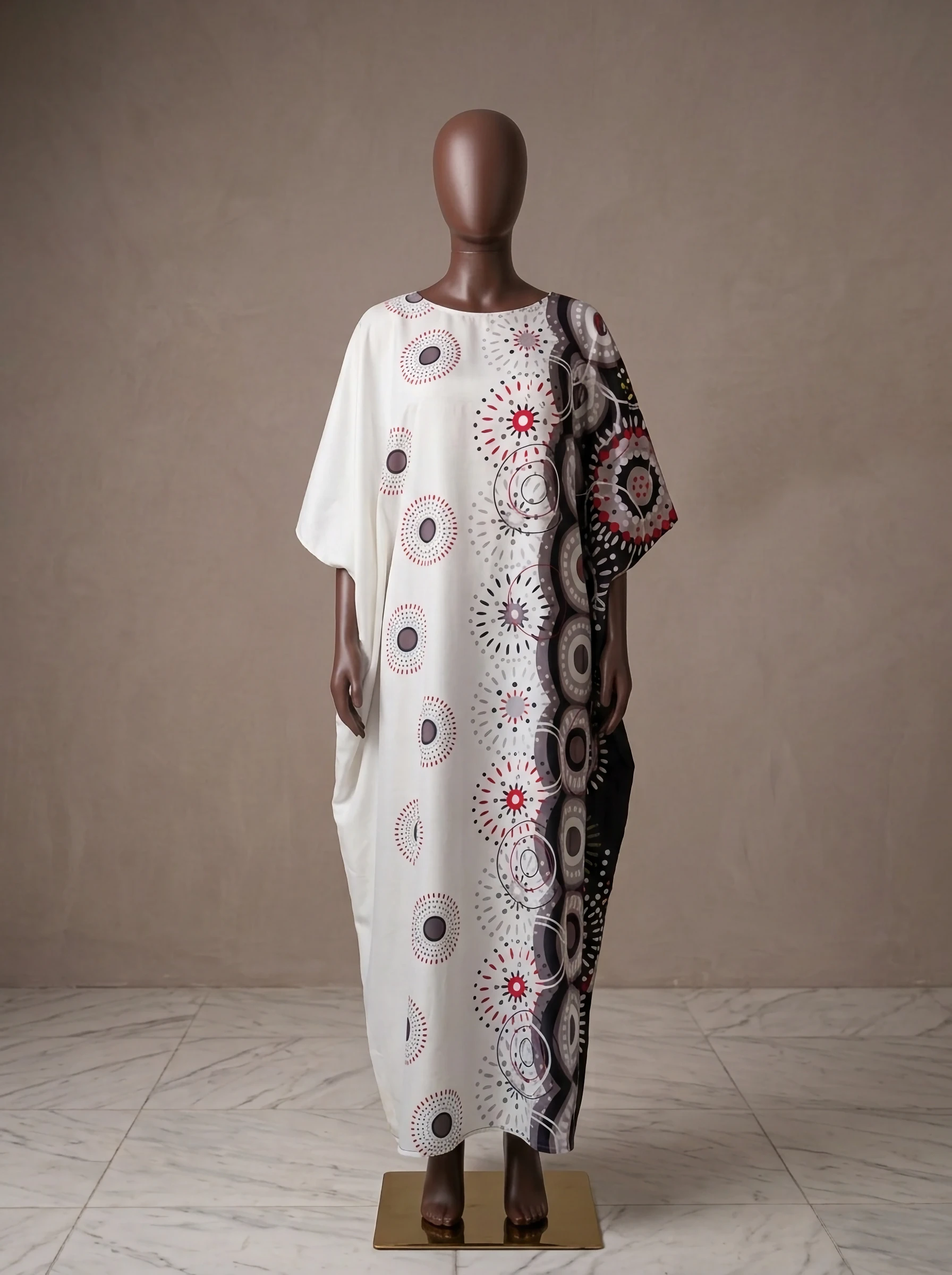 Simple A-shaped Kaftan Dress