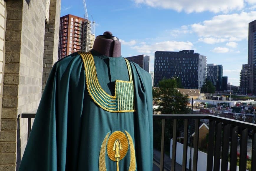 Dark Green Agbada - Image 4