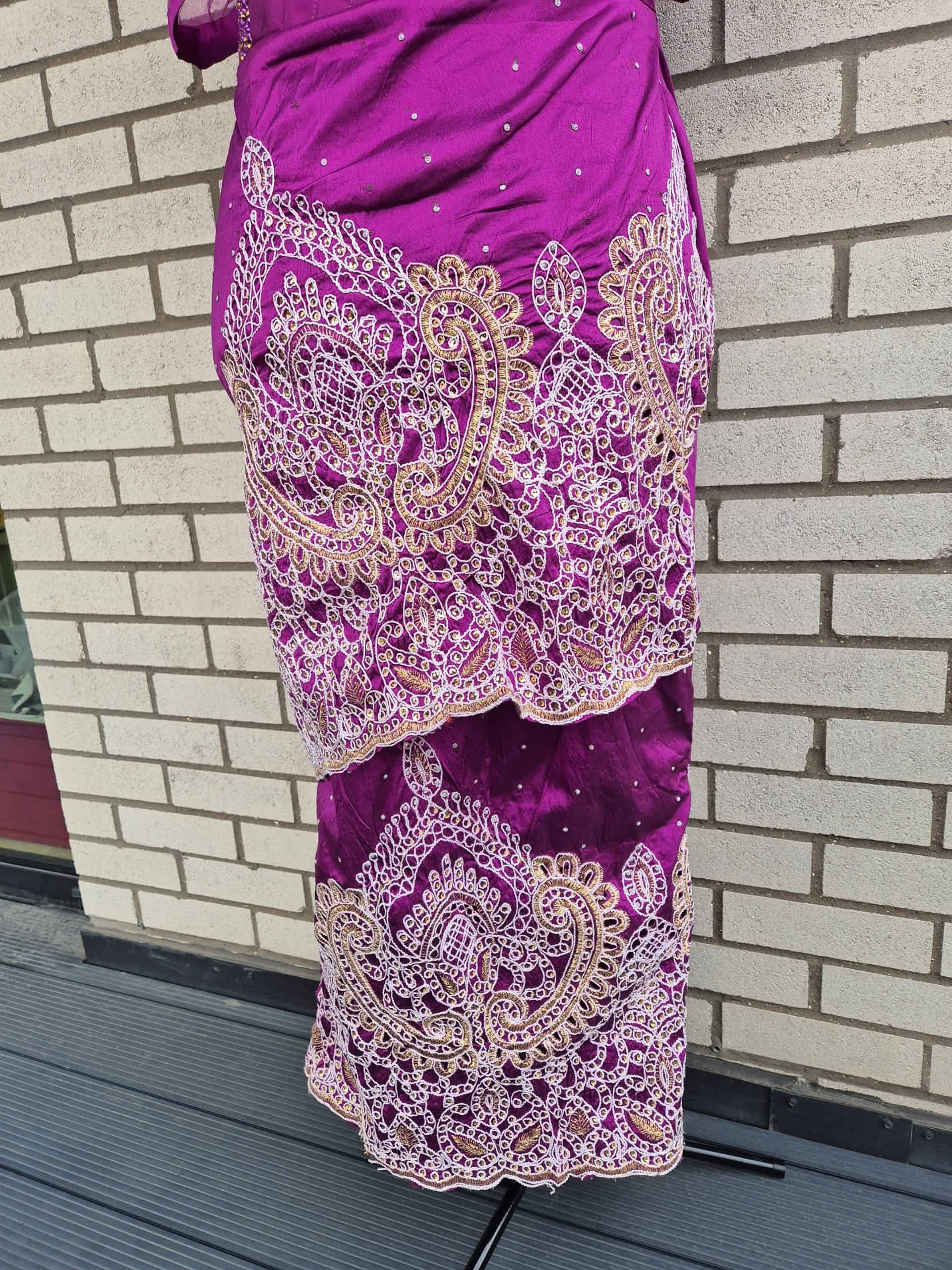 Bridal Luxurious George Gown - Image 7