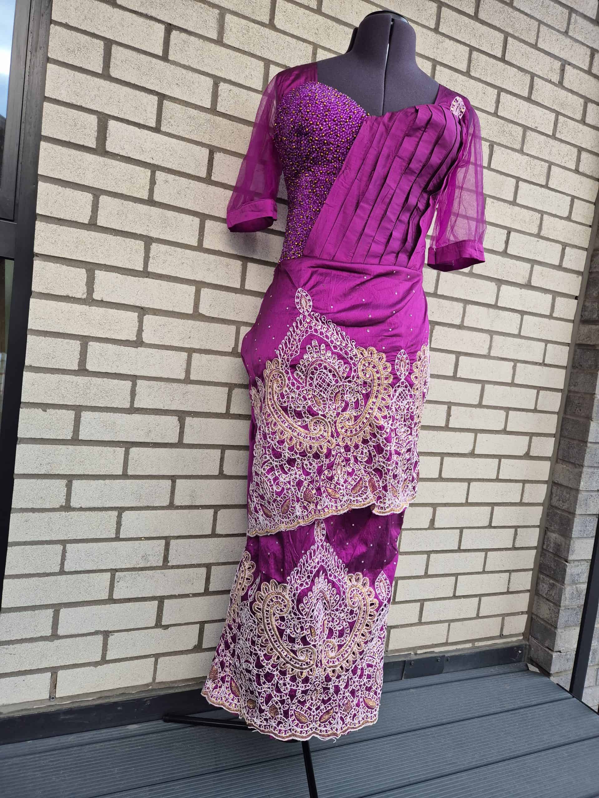 Bridal Luxurious George Gown - Image 5