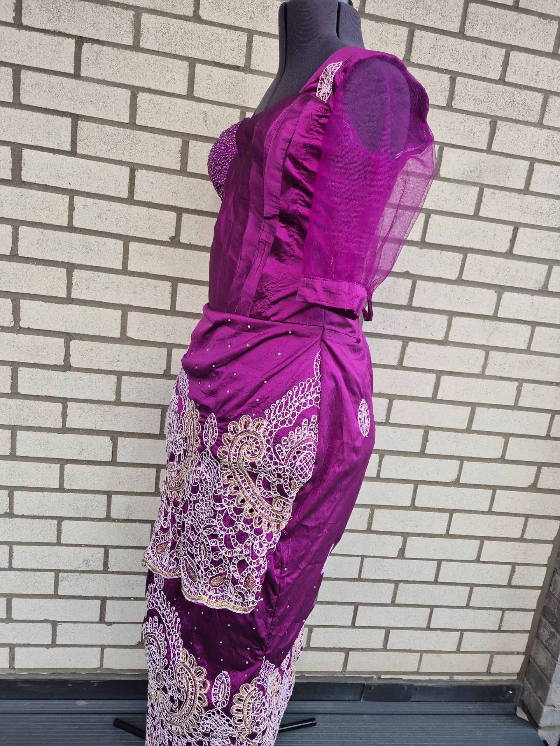 Bridal Luxurious George Gown - Image 3